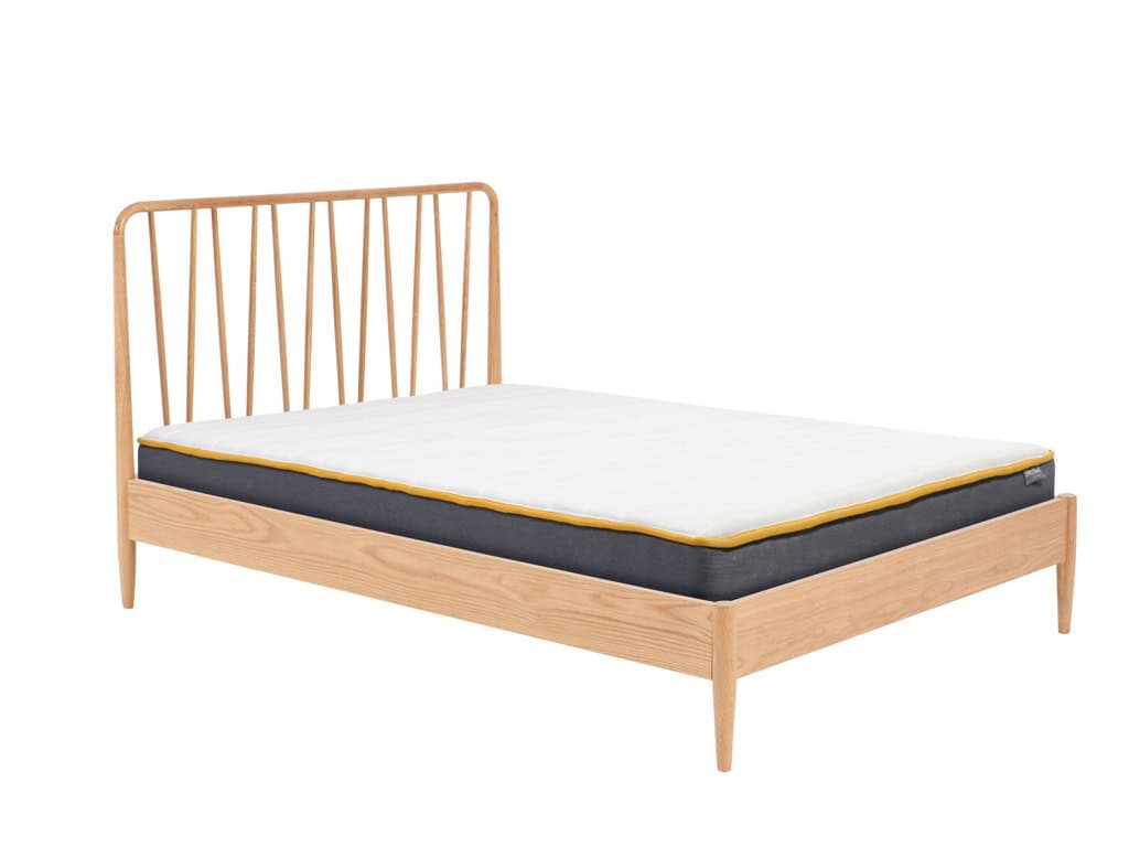 Jesper 4ft6 Bedframe - Oak - Image 2