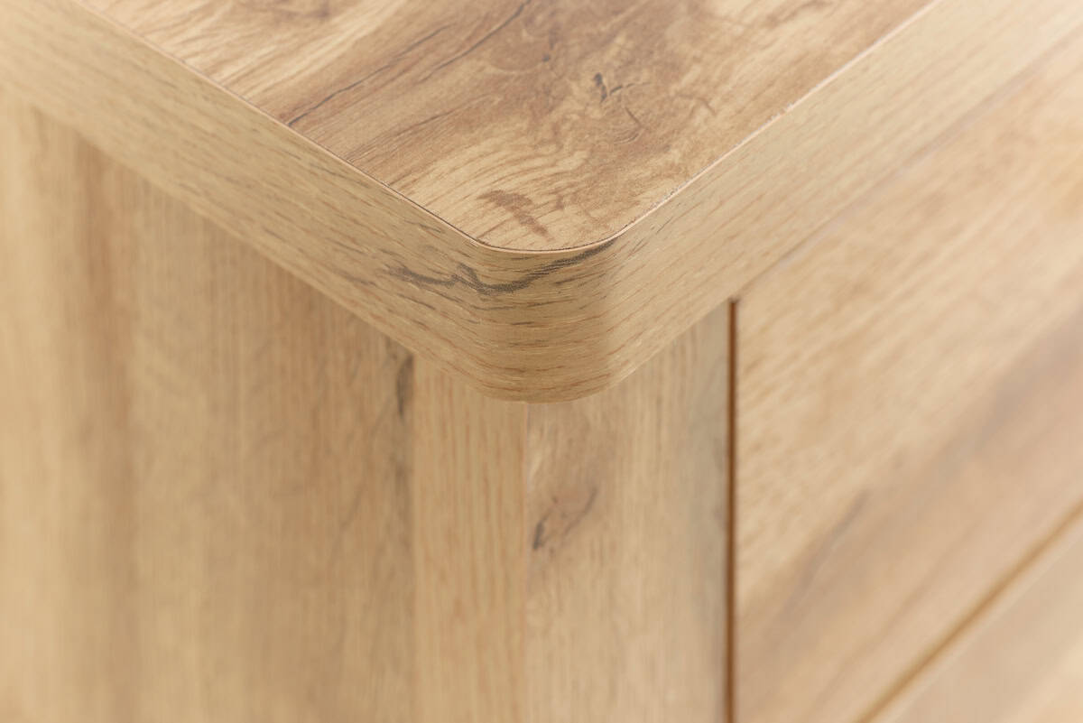 Hampstead 5 Drawer Tall Chest - Oak - Image 4