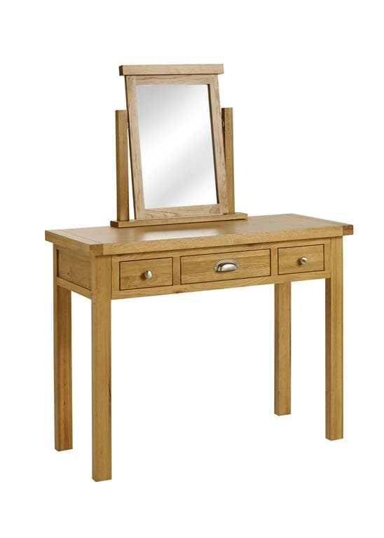 Woburn 3 Drawer Dressing Table - Oak - Image 4