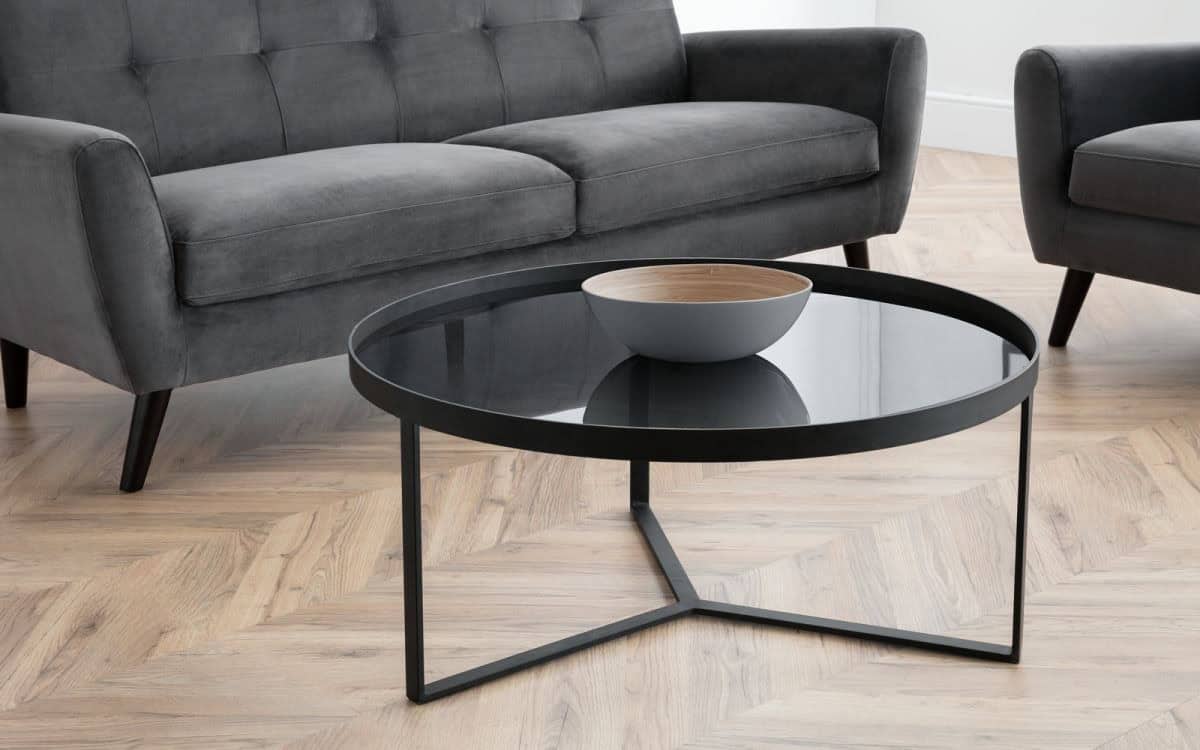 Scope Coffee Table - Smoked Glass | Buy Online | Beds.ie