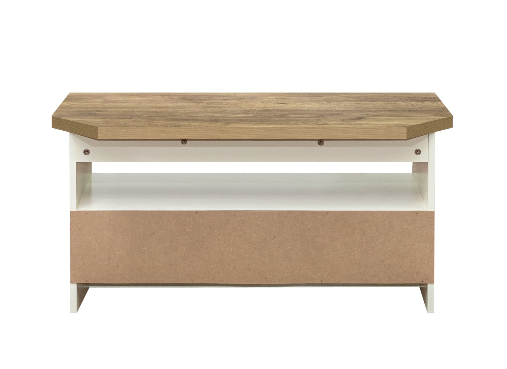 Highgate Corner TV Unit - Cream & Oak - Image 7