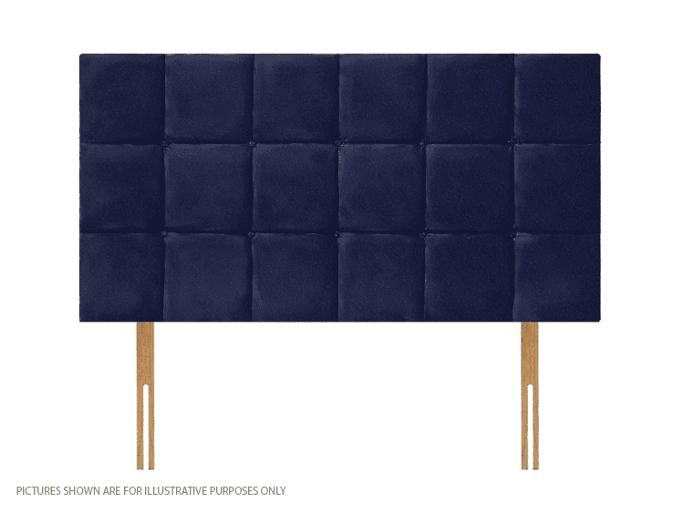 Apollo 2ft6 Croydon Headboard - Velvet Navy Blue | Buy Online | Beds.ie