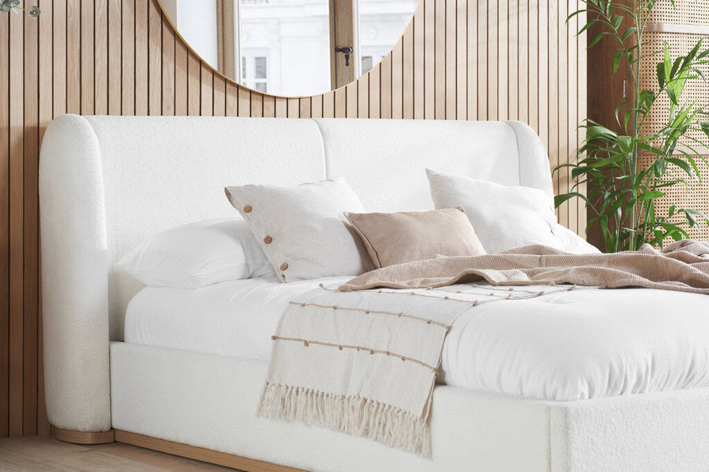 Eden 4ft6 Bedframe - White - Image 2