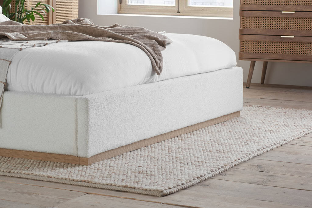 Eden 4ft6 Bedframe - White - Image 6