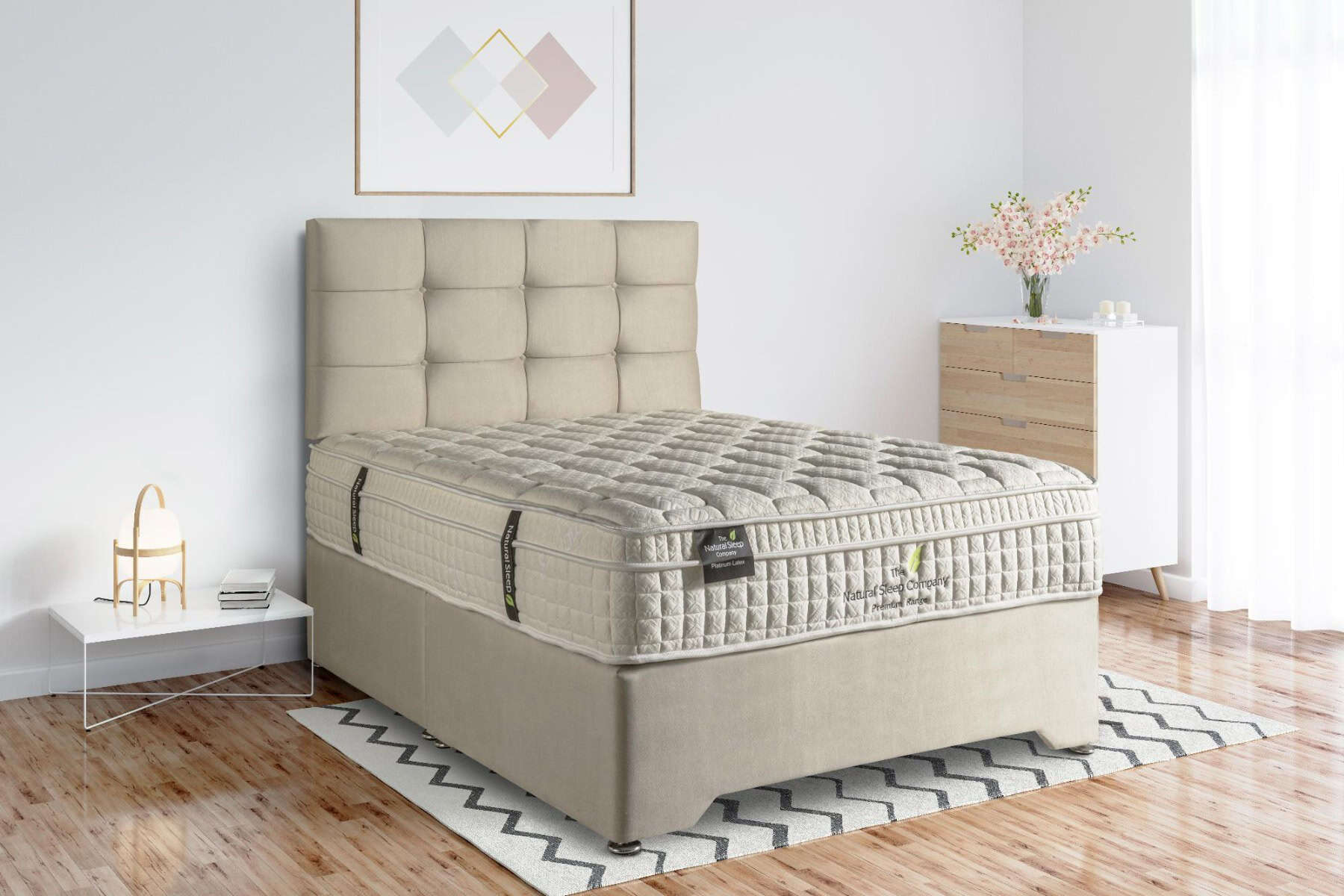 Natural Sleep 4ft6 Platinum Latex 4 Drawer Bed | Buy Online | Beds.ie