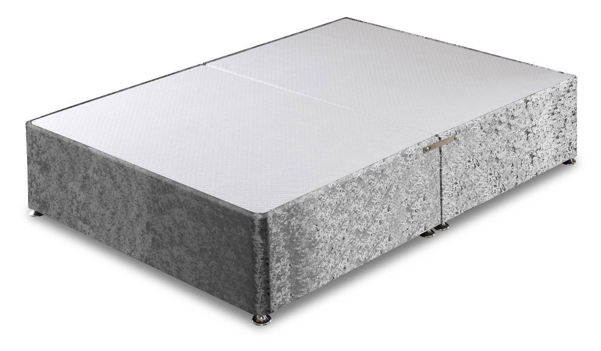 Apollo 4ft6 Glitz Silver Divan Base | Buy Online | Beds.ie