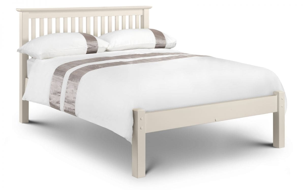 5ft Palma Bed (Low Foot End) - Stone White | Buy Online | Beds.ie