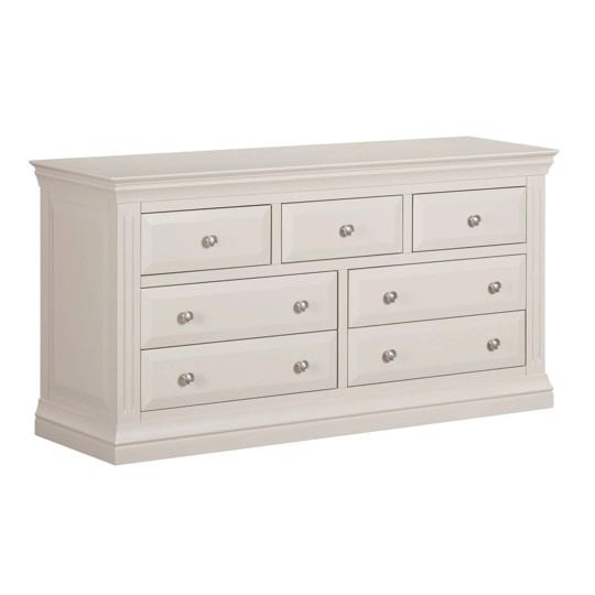 Monaco 3 Over 4 Chest - Off White | Buy Online | Beds.ie