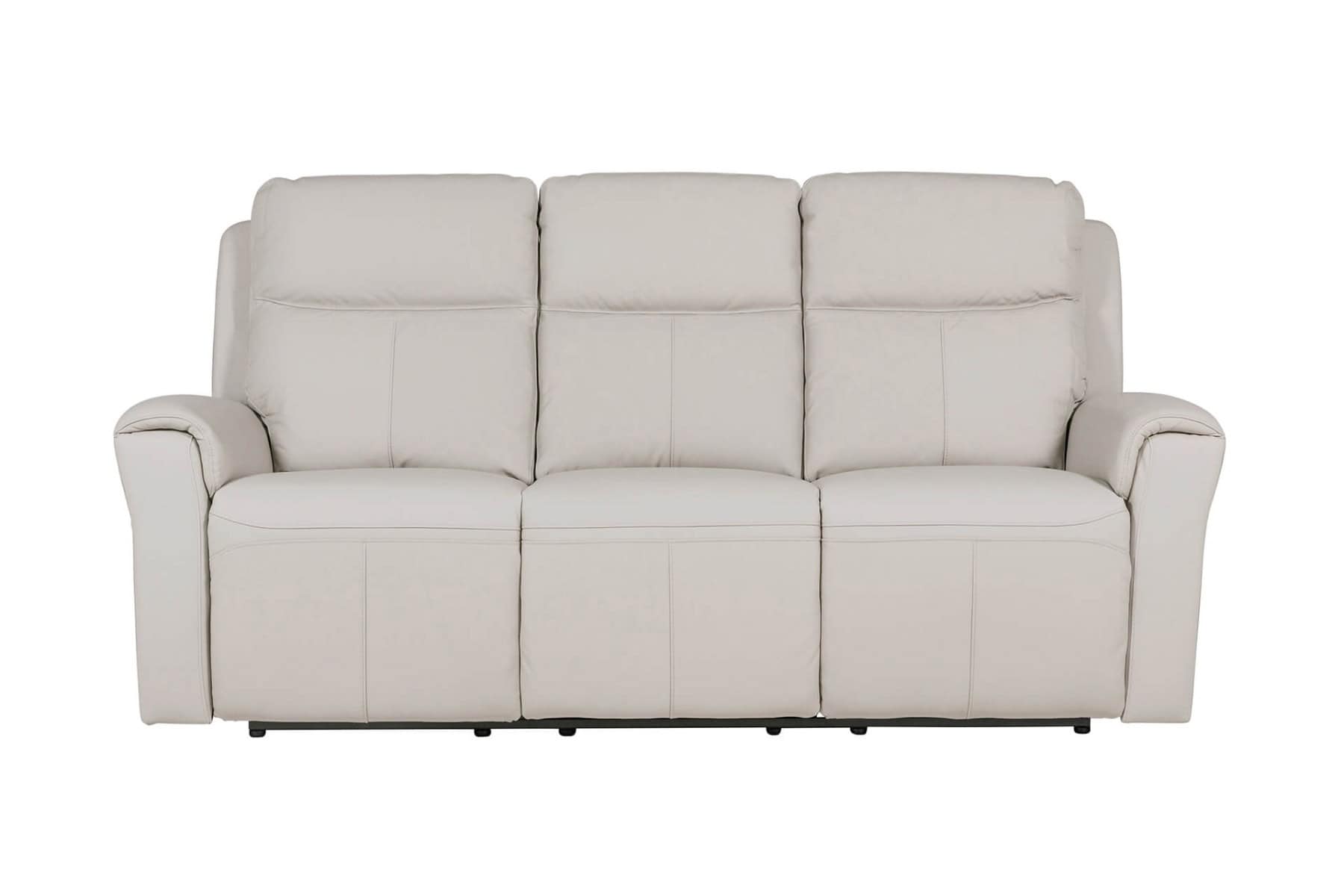 Russo 3 Seater Electric Recliner - Stone - Image 2
