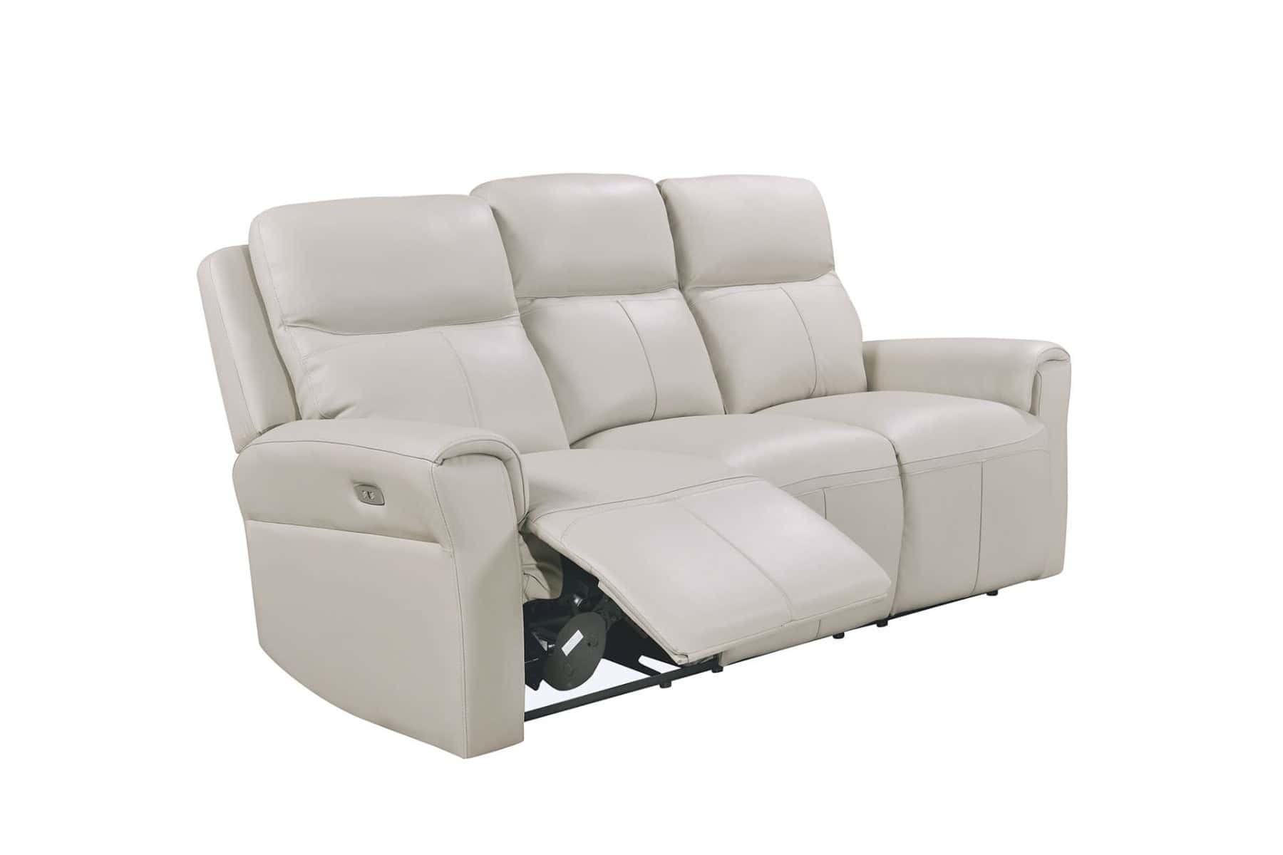 Russo 3 Seater Electric Recliner - Stone - Image 3