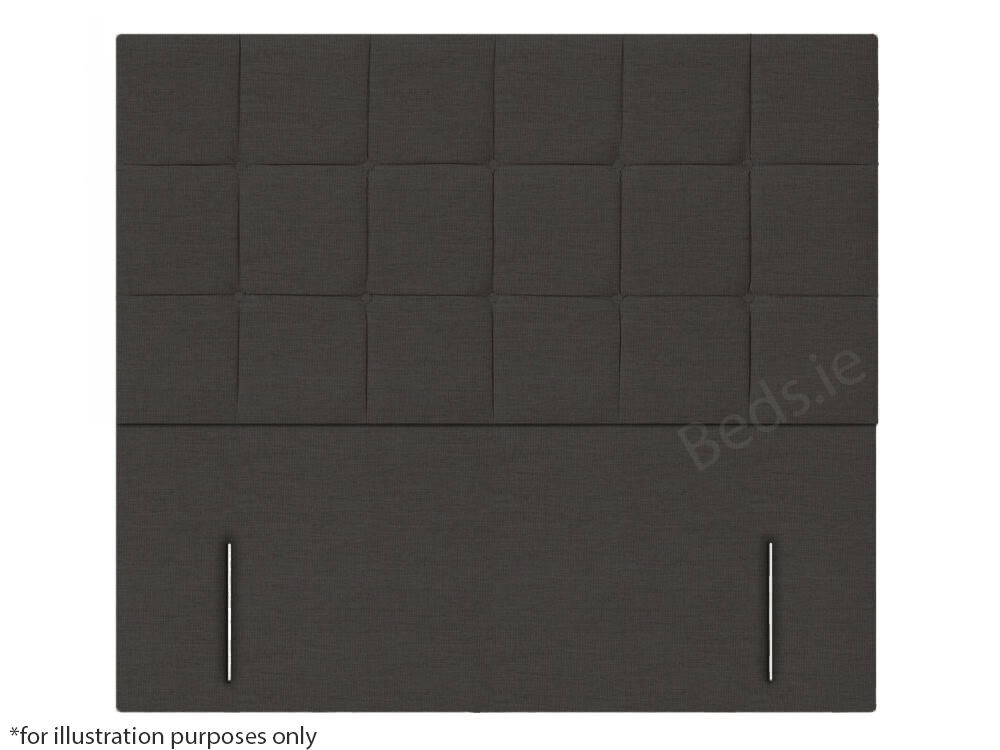 Apollo 2ft6 Venice Headboard - Azzure Dark Grey | Buy Online | Beds.ie