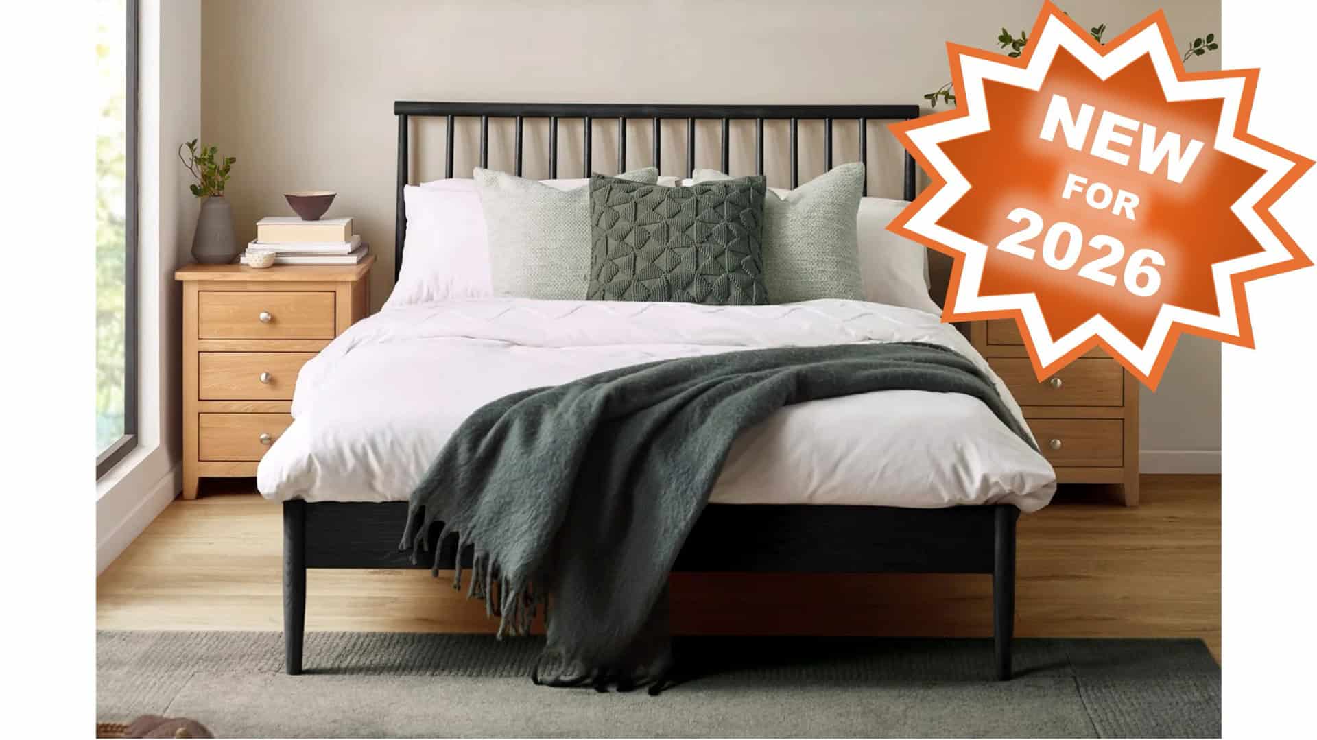 Bellarose 5ft Bedframe - Black - Image 9