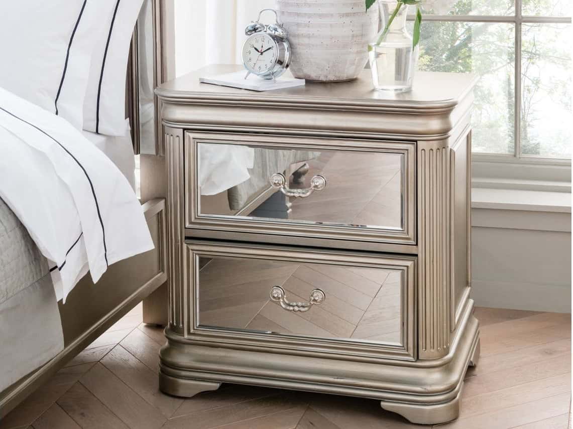 Jessica Bedside Table - Taupe | Buy Online | Beds.ie