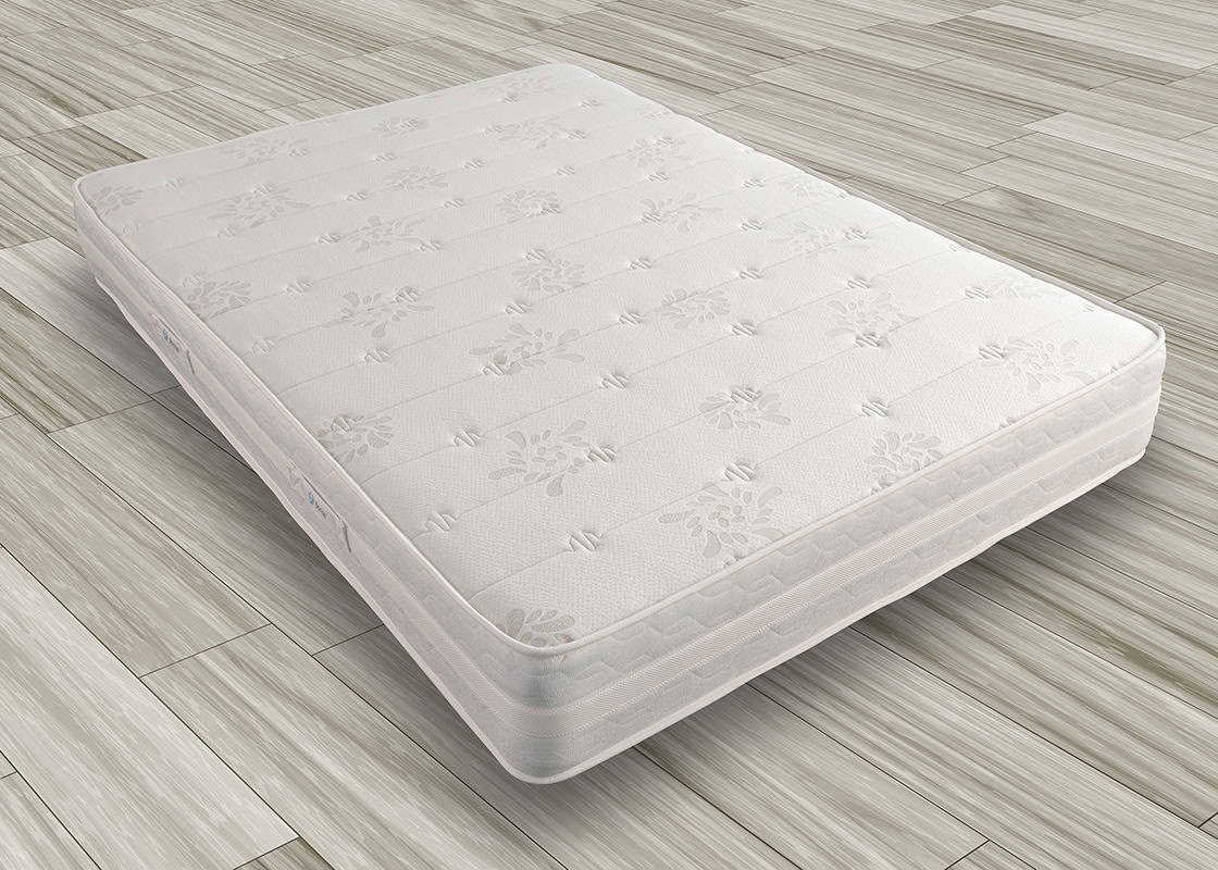 4ft6 Pearl Memory 2 Drawer Divan Bed - Image 4