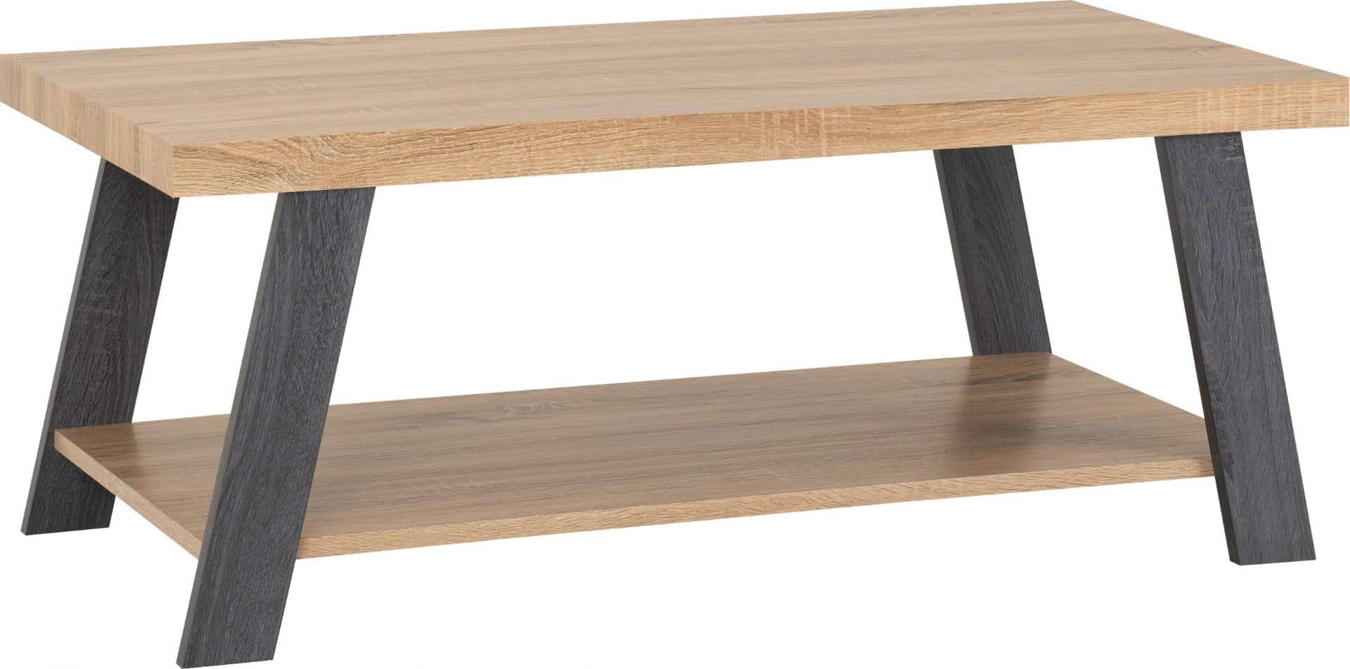 Eddie Coffee Table - Grey/Sonoma Effect | Buy Online | Beds.ie
