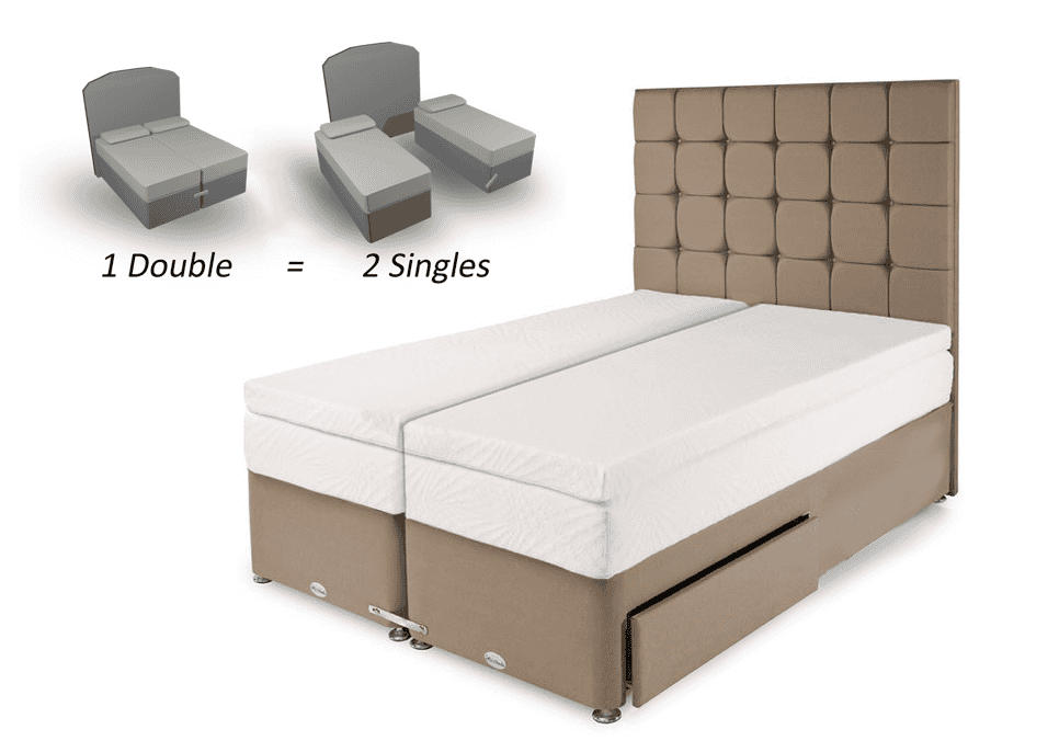 Healthbeds 6ft Cooltex Luxury Talalay 2 Drawer Zip & Lock Bed | Buy Online | Beds.ie