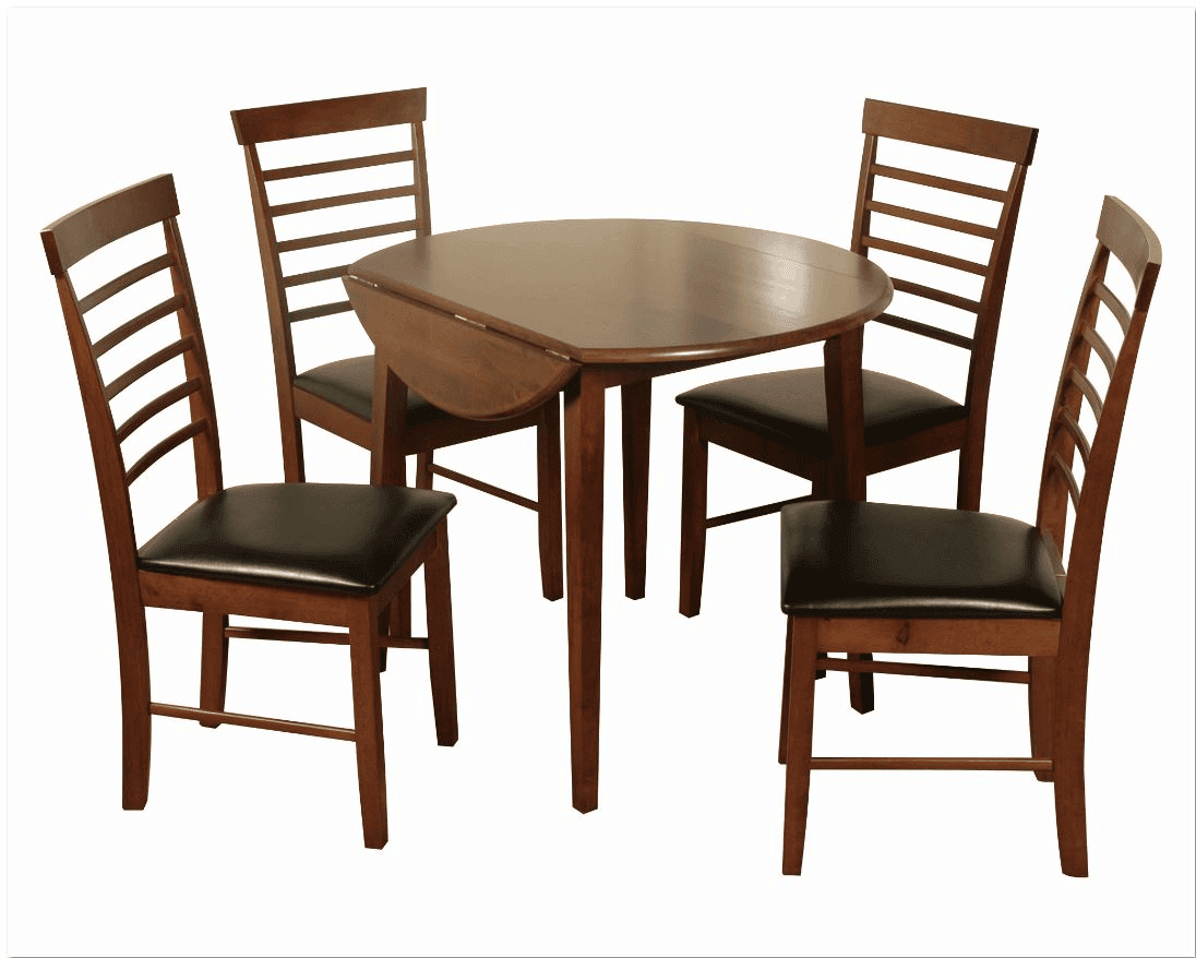 Hanover Dark Round Drop Leaf Dining Table | Buy Online | Beds.ie