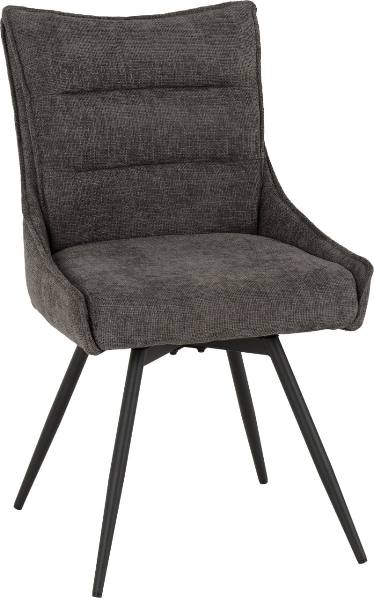 Lewis Swivel Dining Chair (x2) - Grey | Buy Online | Beds.ie