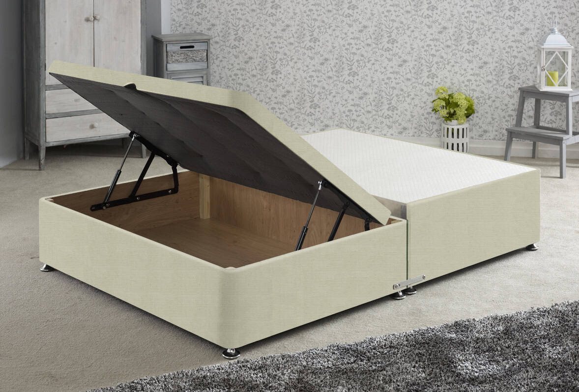 Apollo 4ft6 Azzure Cream Jumbo Ottoman Base | Buy Online | Beds.ie