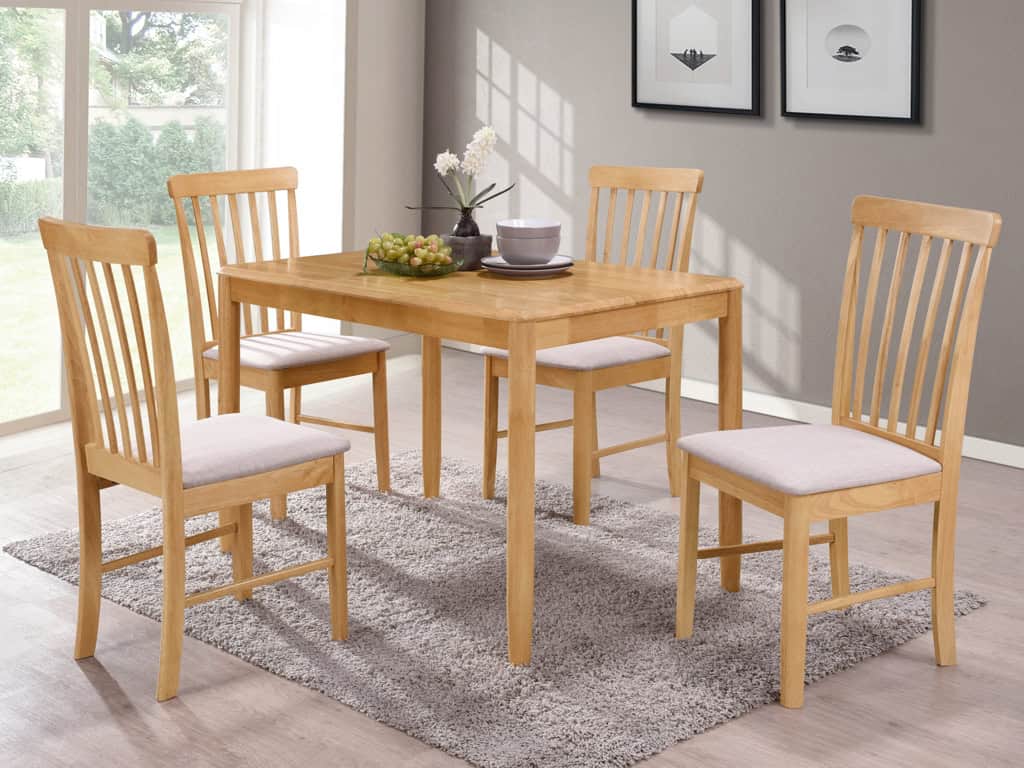 Cologne 1x4 Dining Set (4 Chairs) | Buy Online | Beds.ie