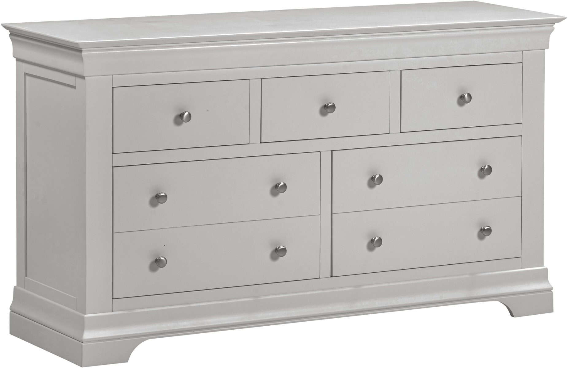 Bordeaux 3+2 Drawer Chest - Pebble Grey | Buy Online | Beds.ie