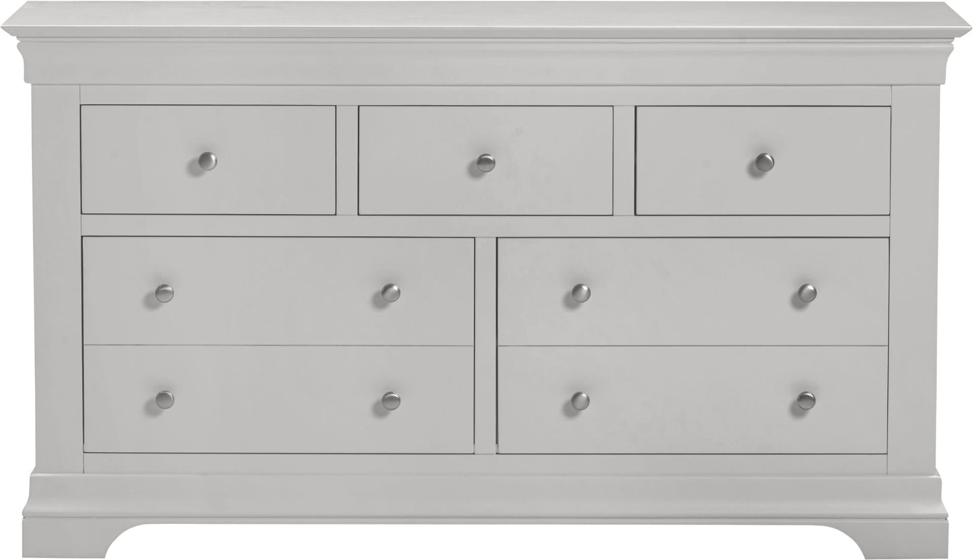 Bordeaux 3+2 Drawer Chest - Pebble Grey - Image 3