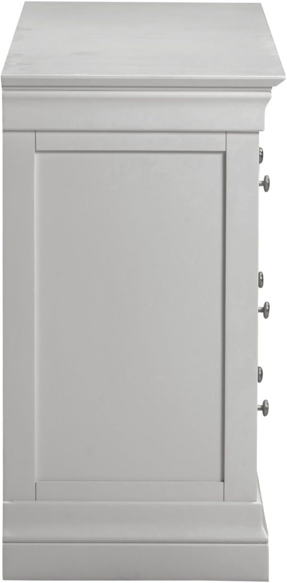 Bordeaux 3+2 Drawer Chest - Pebble Grey - Image 7