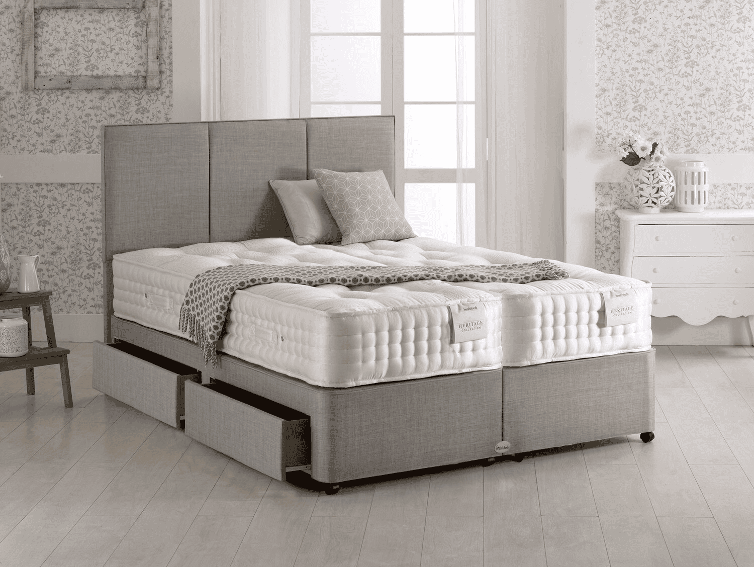 Healthbeds 6ft Luxor 2000 4 Drawer Zip & Link Bed - Image 3