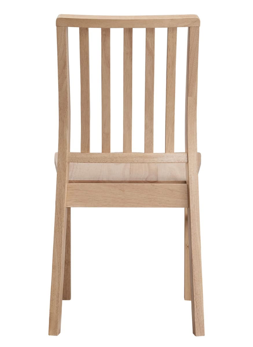 Cooper Dining Chair Solid Seat - Oak (SET OF 2) - Image 3