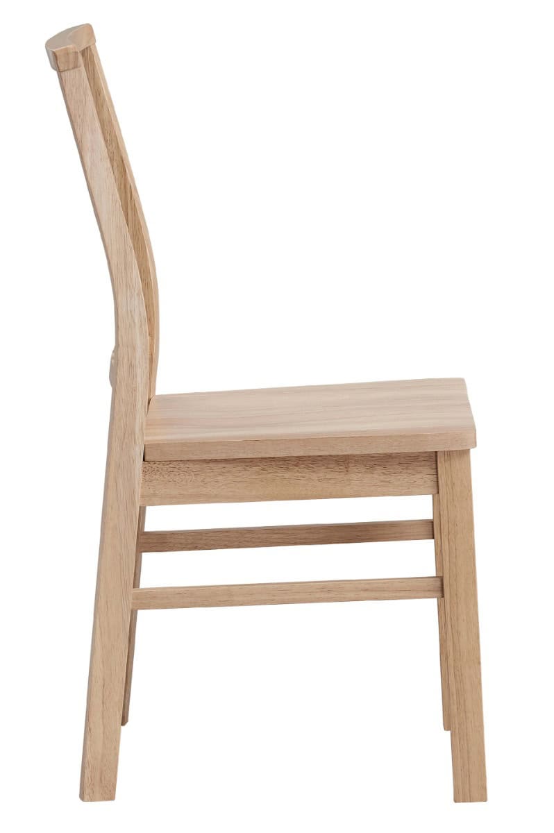 Cooper Dining Chair Solid Seat - Oak (SET OF 2) - Image 4