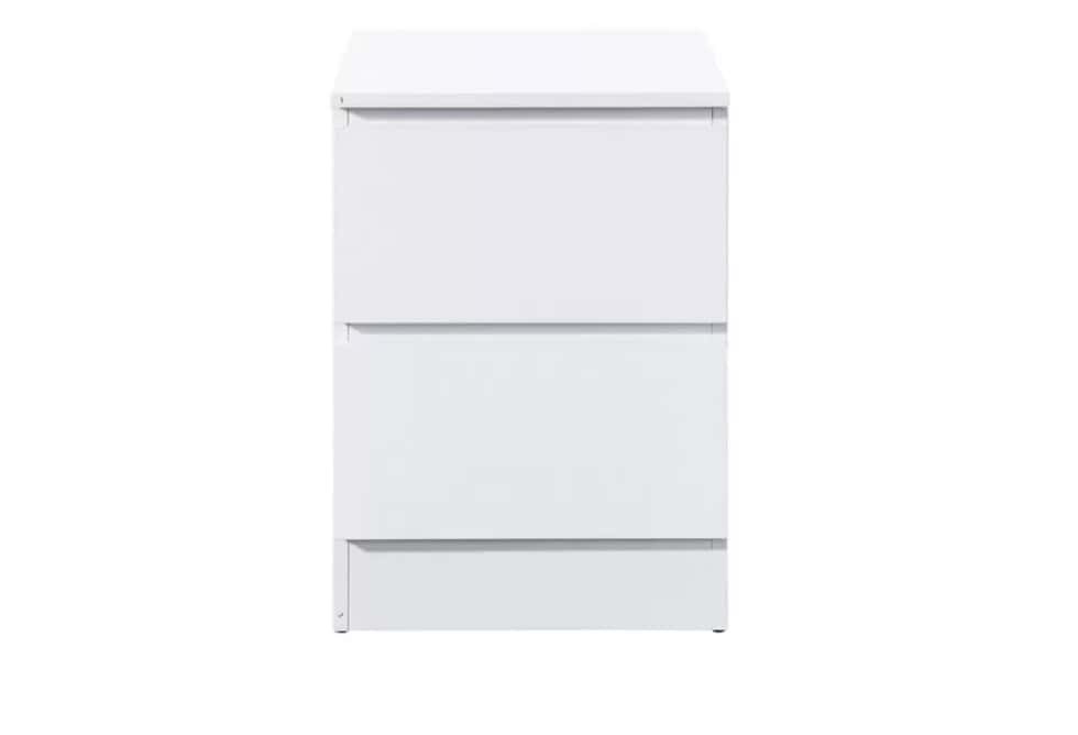 Oslo 2 Drawer Bedside - White - Image 5