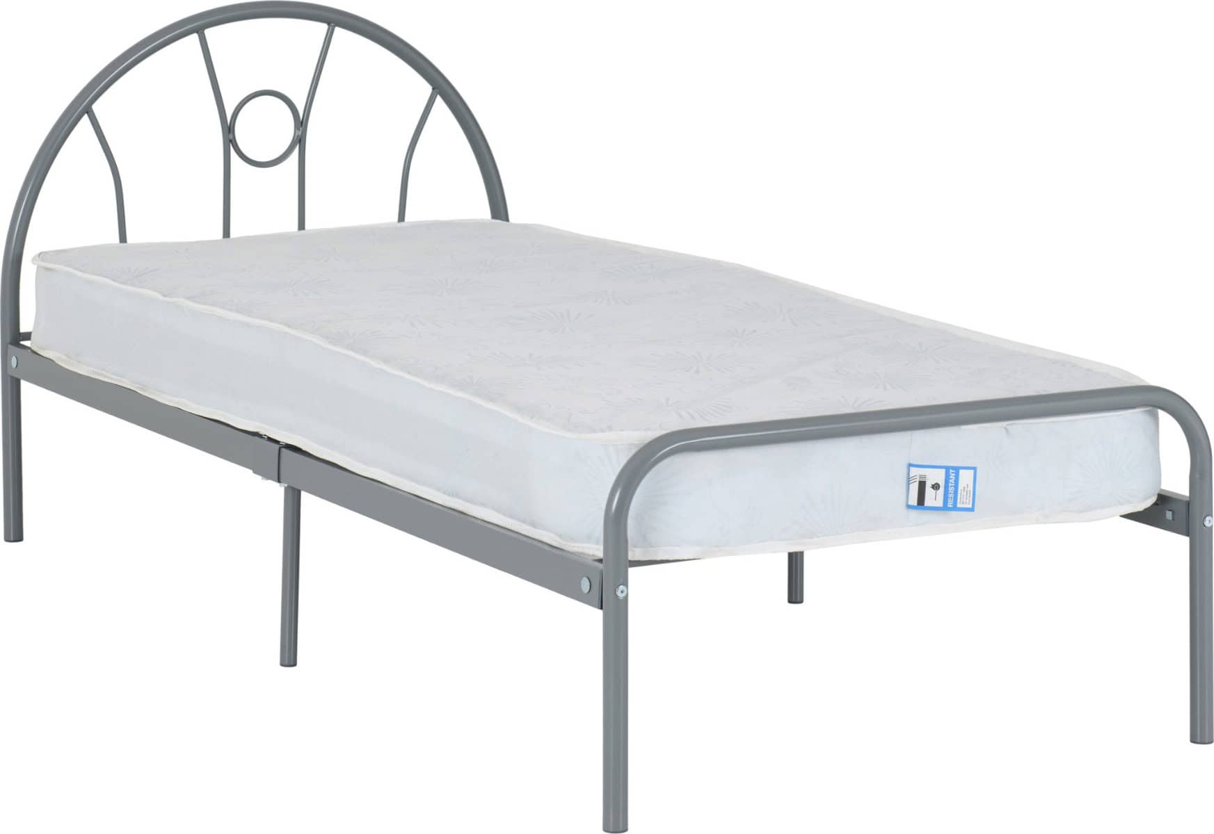 Nova 3ft Bedframe - Silver | Buy Online | Beds.ie
