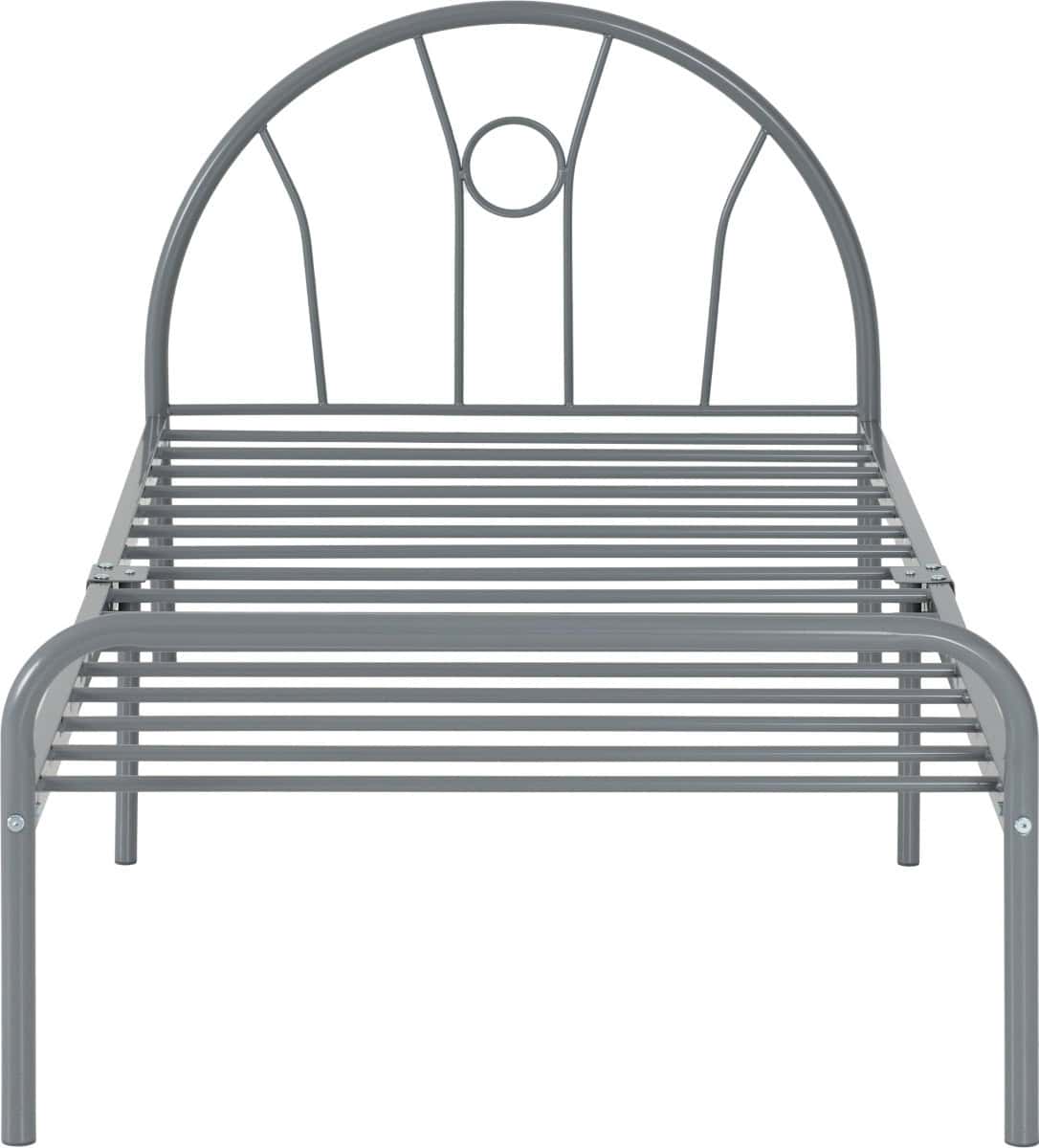 Nova 3ft Bedframe - Silver - Image 3