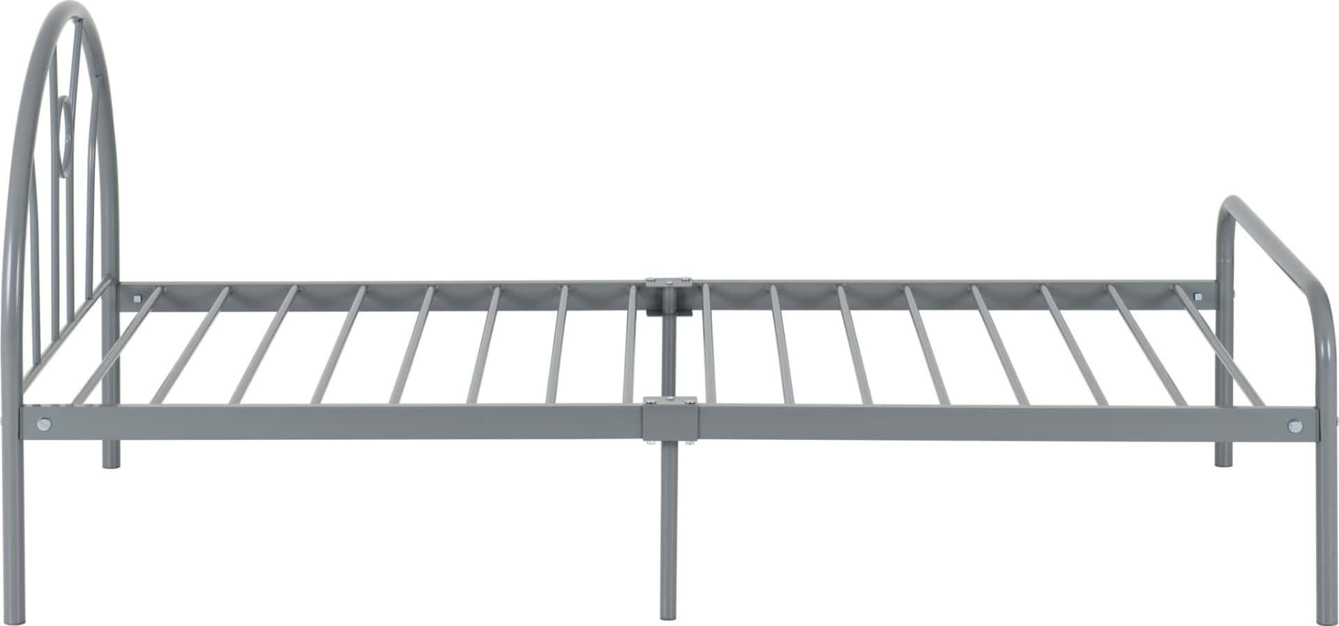 Nova 3ft Bedframe - Silver - Image 4
