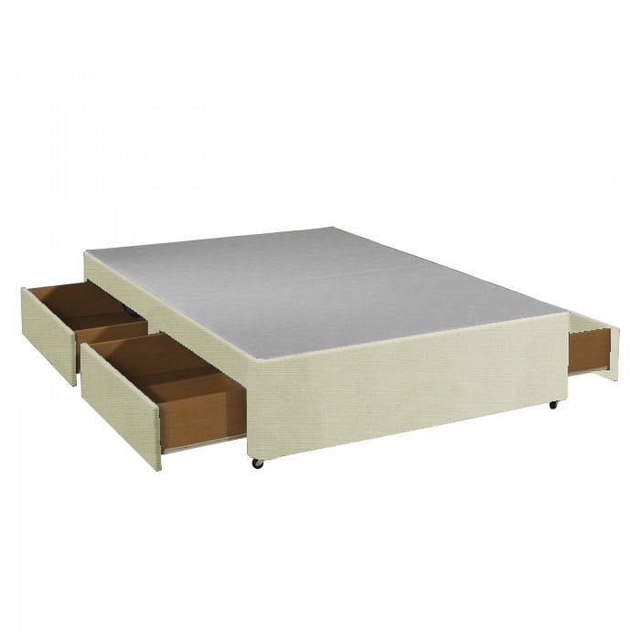 Apollo 4ft6 Azzure Cream 4 Drawer Divan Base | Buy Online | Beds.ie