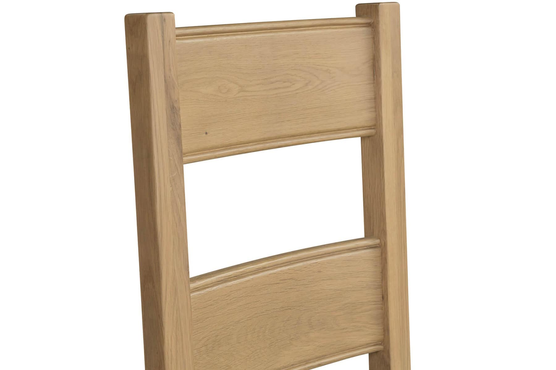 Delaney Dining Chair - Natural Oak & Grey PU - Image 4