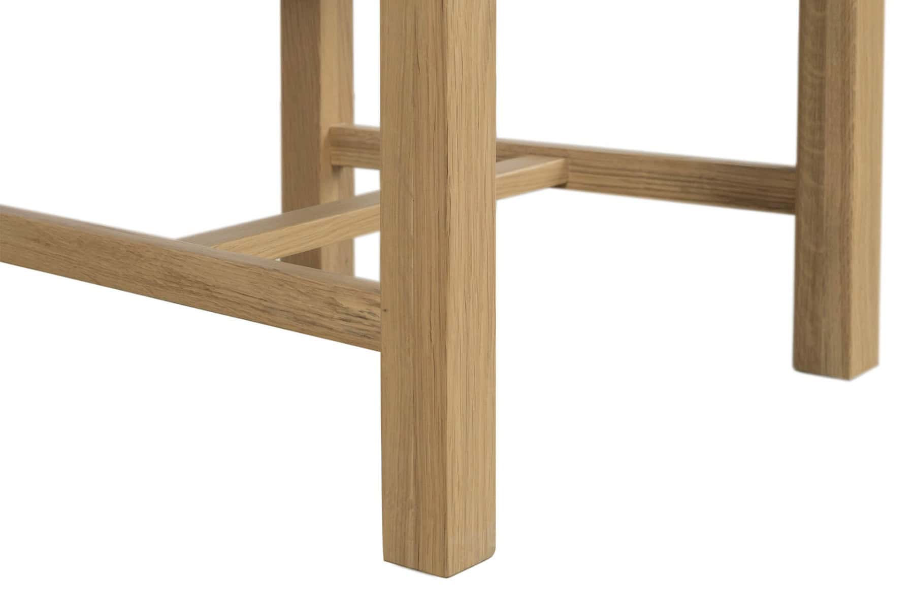 Delaney Dining Chair - Natural Oak & Grey PU - Image 6