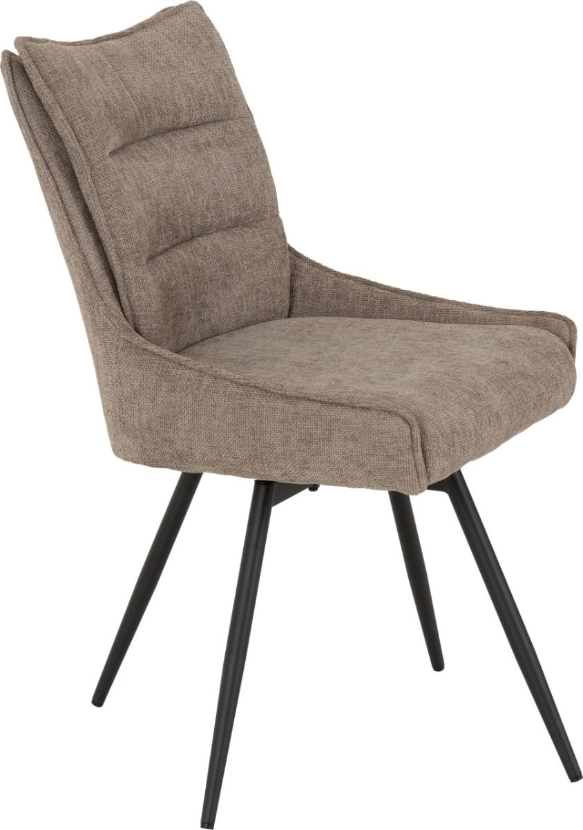 Lewis Swivel Dining Chair (x2) - Fawn - Image 2