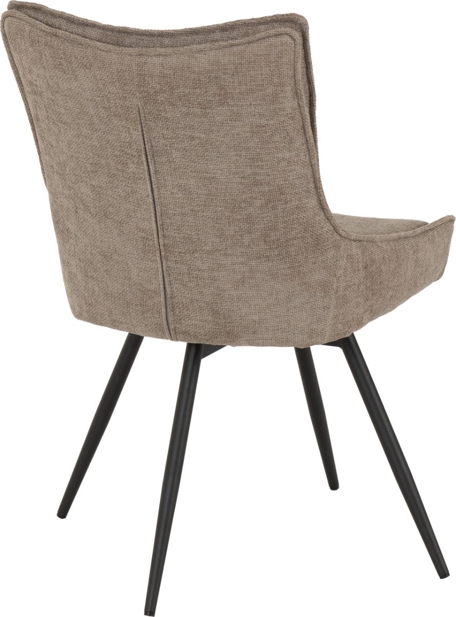 Lewis Swivel Dining Chair (x2) - Fawn - Image 7