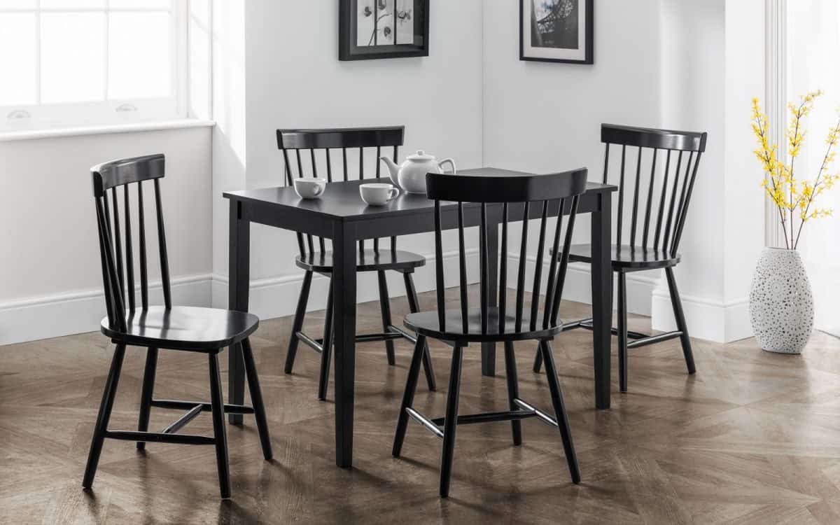 Ohio Dining Table - Black | Buy Online | Beds.ie