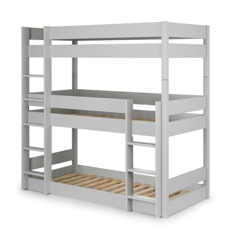 Triplet Bunk Bed - Dove Grey - Image 3