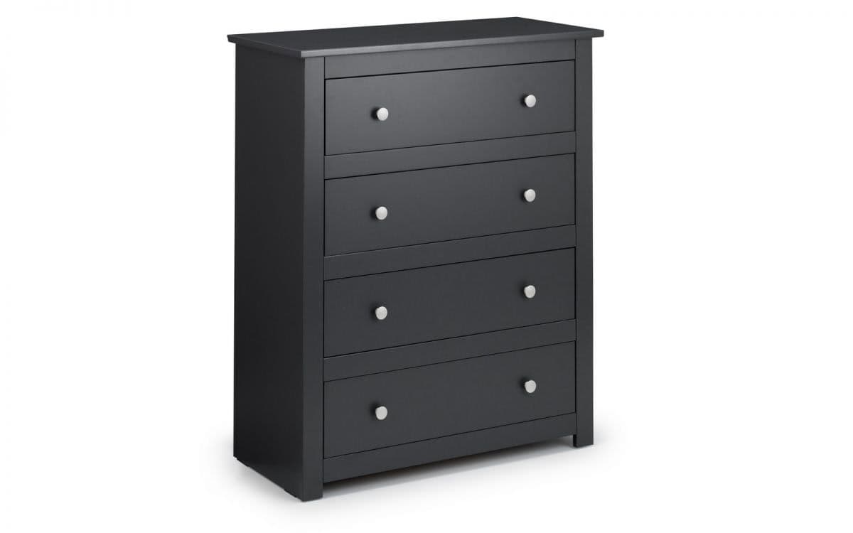 Scottie 4 Drawer Chest - Anthracite - Image 2