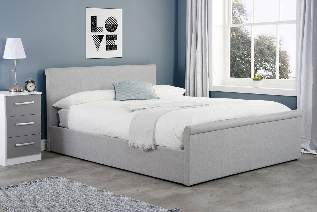 Stratus 4ft Ottoman Bed- Grey - Image 2
