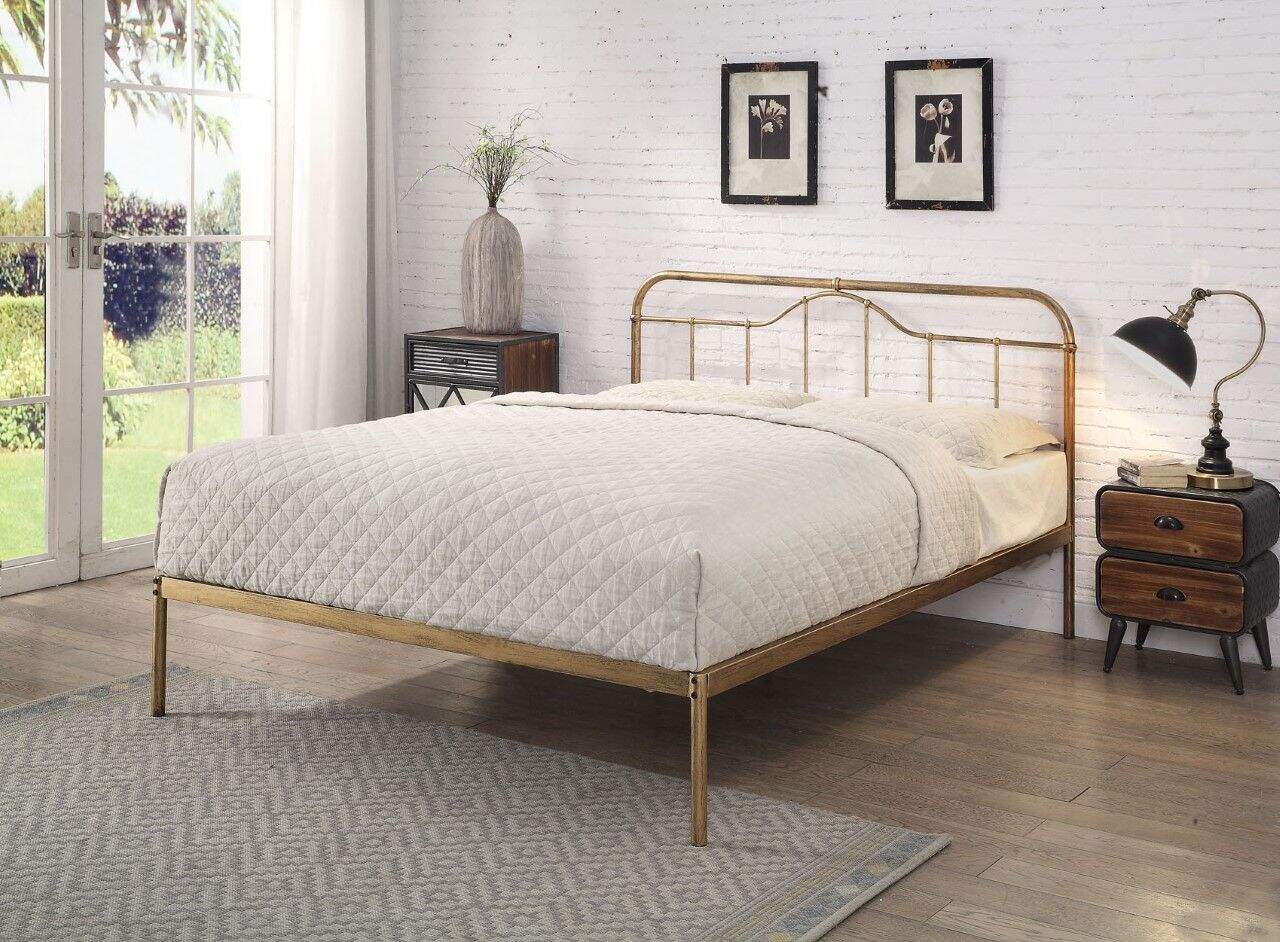 Flintshire 5ft Oakenholt Bedframe - Antique Bronze | Buy Online | Beds.ie