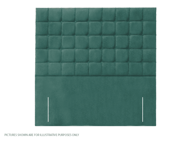 Apollo 5ft Prague Headboard - Velvet Turquoise | Buy Online | Beds.ie