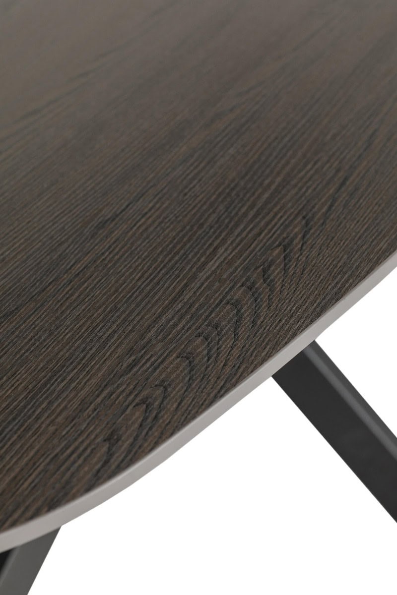 Sadia 200cm Oval Dining Table - Smoke - Image 4