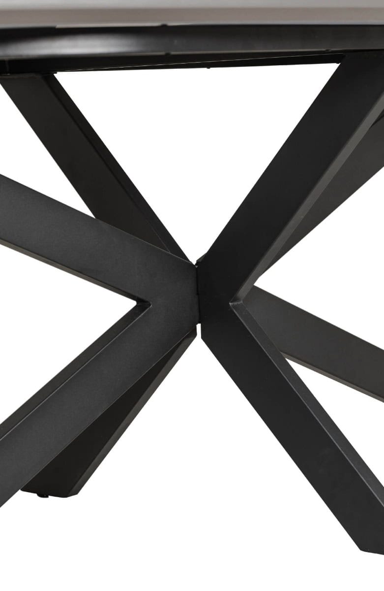 Sadia 200cm Oval Dining Table - Smoke - Image 6