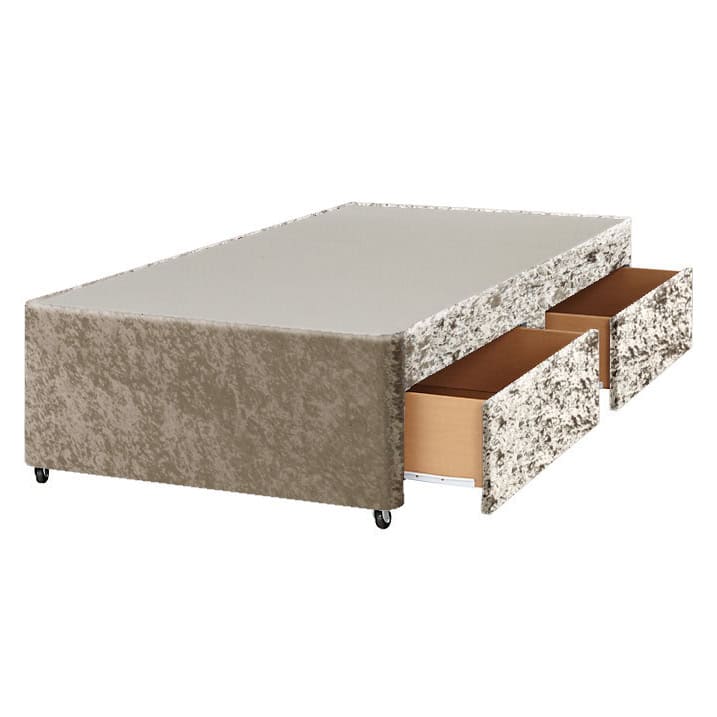 Apollo 2ft6 Glitz Sahara 2 Drawer Divan Base | Buy Online | Beds.ie