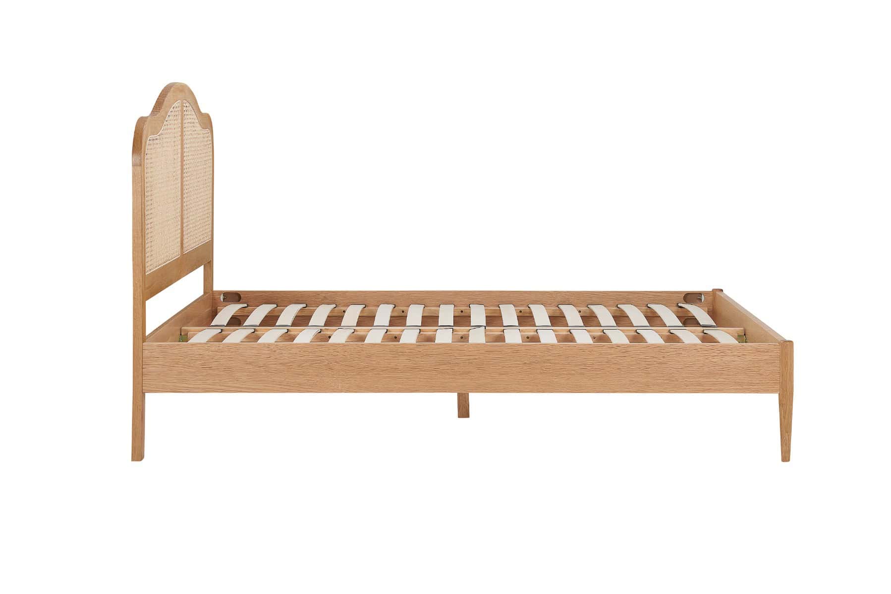 6ft Leonie Rattan Bedframe - Oak - Image 9