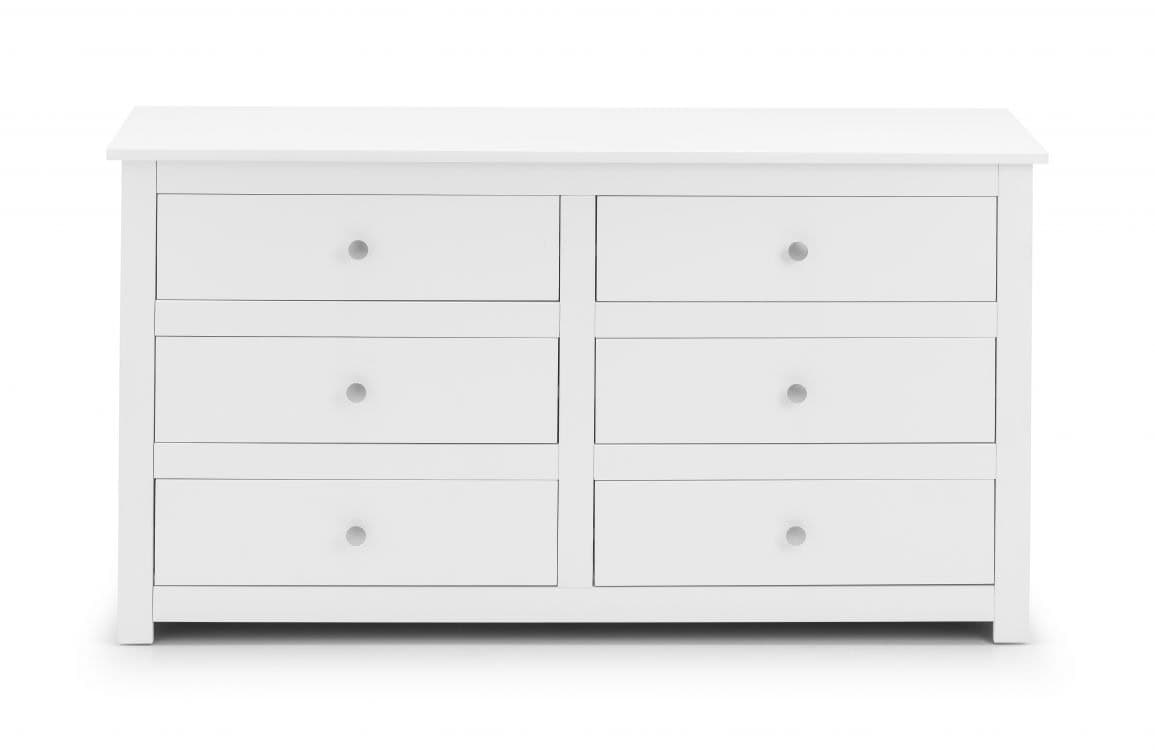 Scottie 6 Drawer Chest - Surf White | Buy Online | Beds.ie